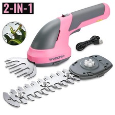WORKPRO Pink Cordless Hedge