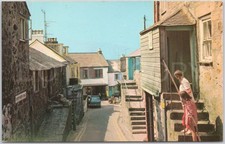 Vintage Postcard Old Street
