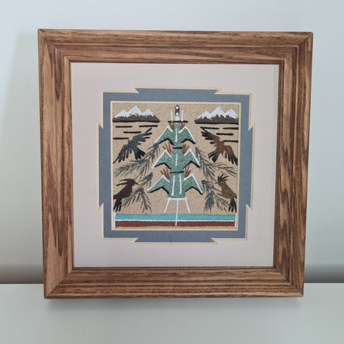 Original navajo sandpainting - navajo,