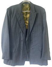 Vtg 1940s 50s Double Breasted