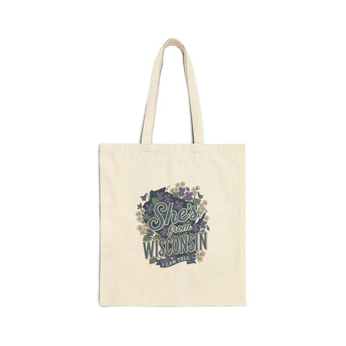 Cotton canvas tote - tote, bag