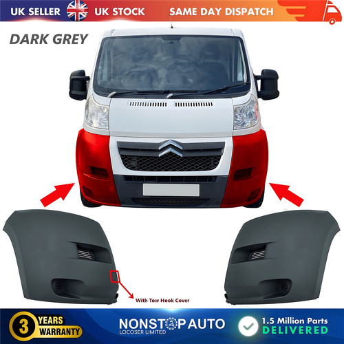 Front bumper corner cap - corner, r+l