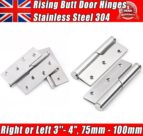 2pcs rising butt door hinges - rising,