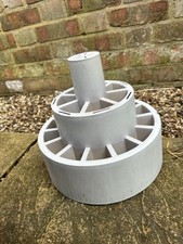 Vintage  Kitchen/Crafting Carousel Organizer Grey Color  Garden Way- Stained