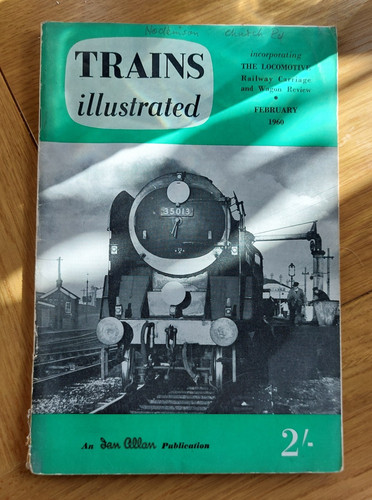 Trains illustrated february - trains,