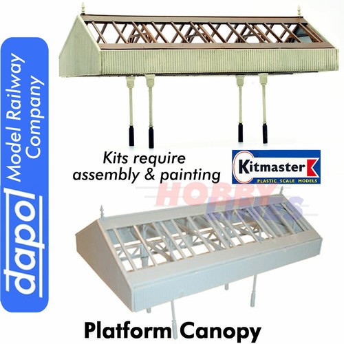Platform canopy model railway - platform,