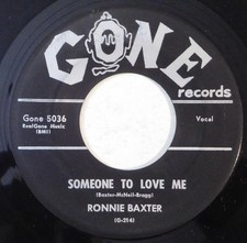 RONNIE BAXTER Someone To Love