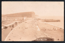 Postcard West Bay nr Bridport Dorset posted 1908 RP by Barrett