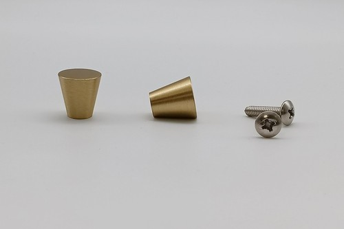 Brass knob small - brass,