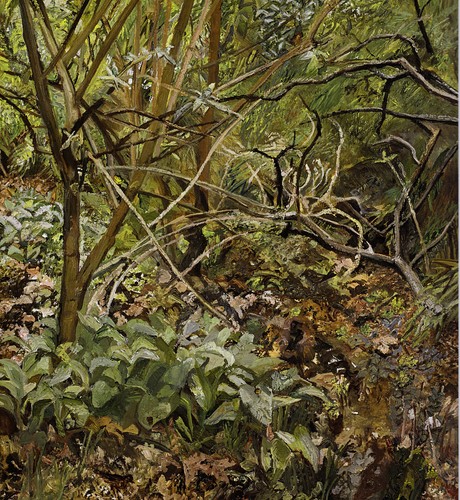 Garden painting lucian - lucian, freud