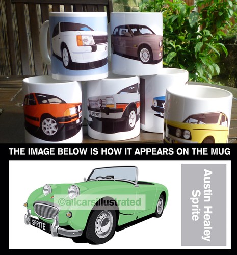 Austin healey sprite car - car, art