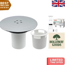 Versatile Chrome Drain Cover -