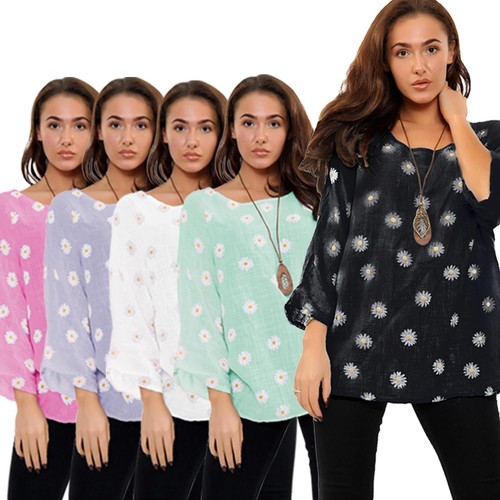 Womens italian daisy print - womens,