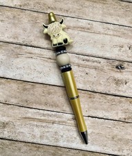 Country Bull Calf Cow Western Farm Writing Pen Cowboy Cowgirl