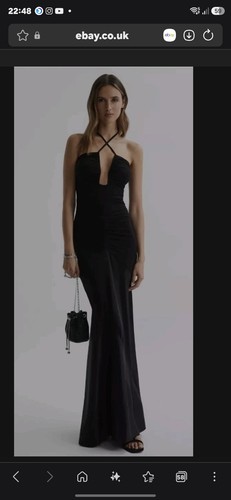Reiss thalia dress black size - reiss,
