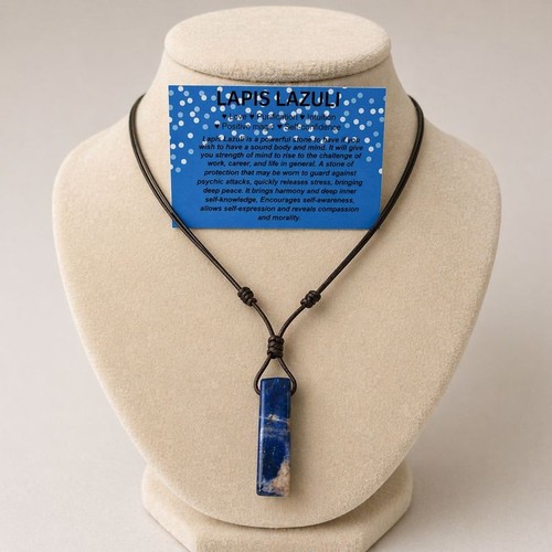 Lapis lazuli crystal point - lapis,