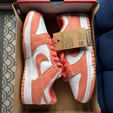 Nike Dunk Low Next Nature - Size Uk 8.5 Light Wild Mango Box Lid is Missing 