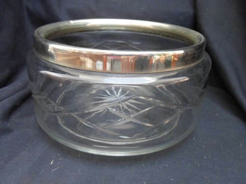 Military trophy glass bowl 2nd - glass,