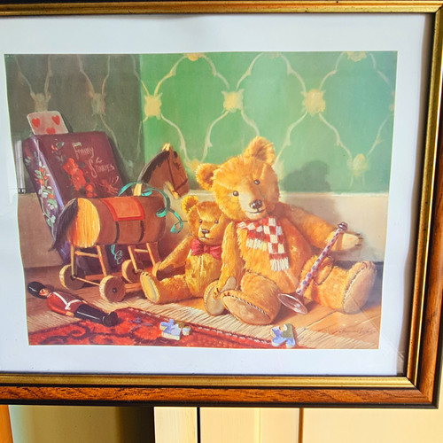 Raymond campbell signed teddy - signed,