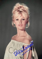 Brigitte Bardot Signed Pre