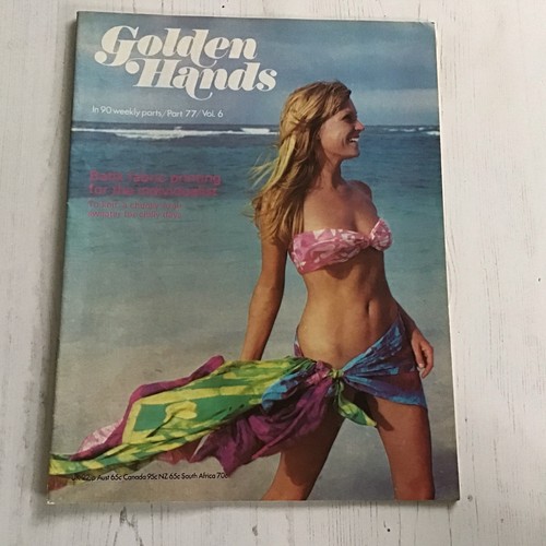 Golden hands vintage magazine - golden,