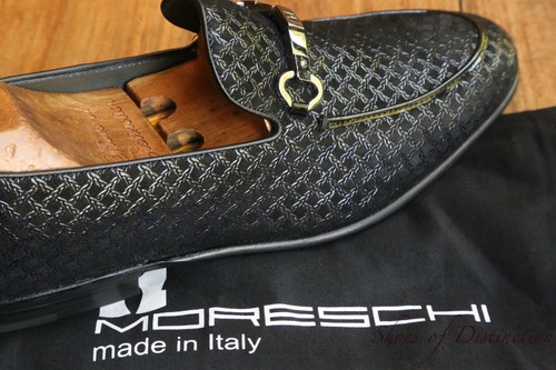 Moreschi black leather shoes - moreschi,