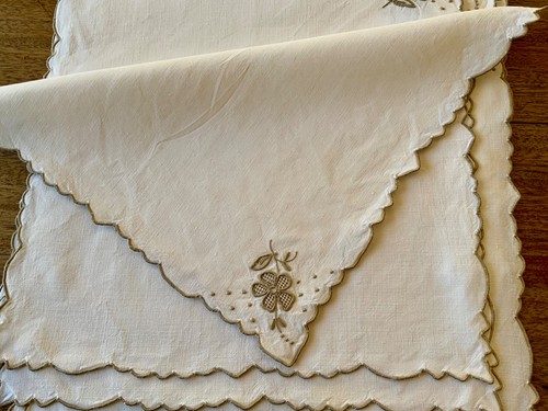Vintage linen embroidered - vintage,