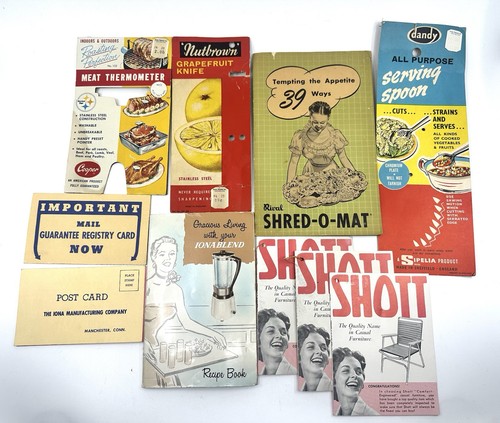 Vintage kitchen ephemera 1940s - vintage,