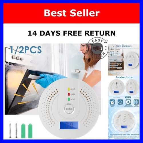 Carbon monoxide detector alarm - carbon,