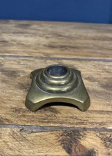 Antique Brass Poker Stand 