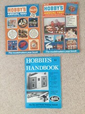 Vintage HOBBY'S Annual 1990 no 20 & 1993 no 23; + Hobbies 1991 Handbook - GOOD