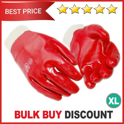 Fully dipped red pvc coated - pvc,