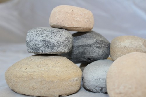 Replacement gas fire - fire, pebbles