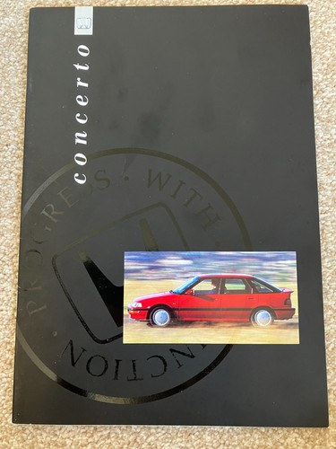 Honda concerto brochure 1991 - 1991,