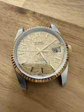 Tudor Prince Date 34mm 74033 Linen Gold Dial Automatic Watch