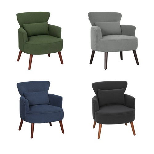Homcom upholstered armchair - homcom,