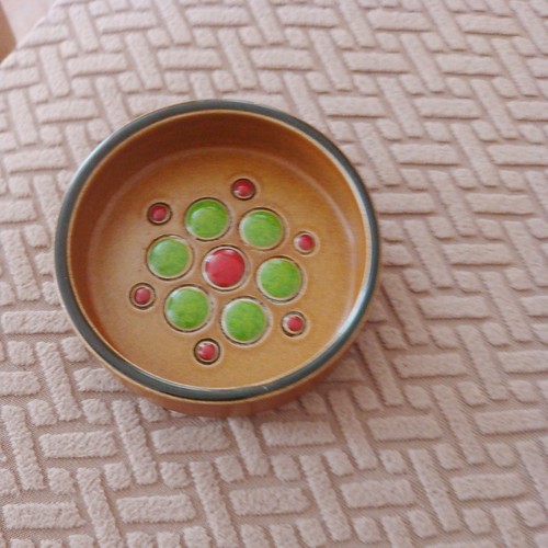 Hornsea brown trinket - brown, dish