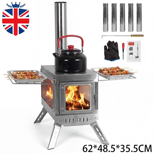 Stainless wood burning - burning, stove