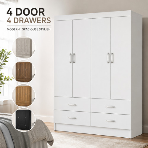 Door assembled wardrobe with - wardrobe,