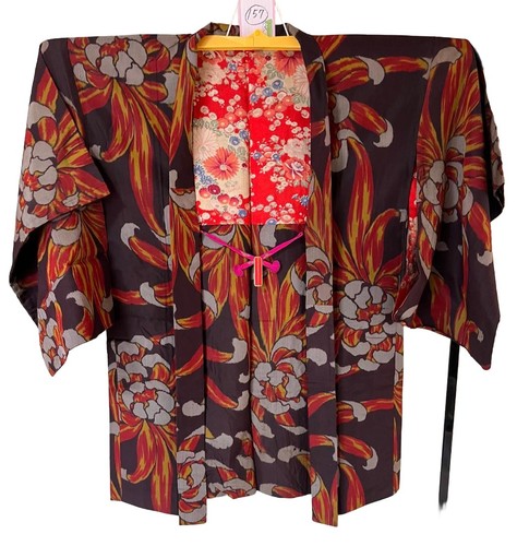 Antique japanese silk haori - japanese,