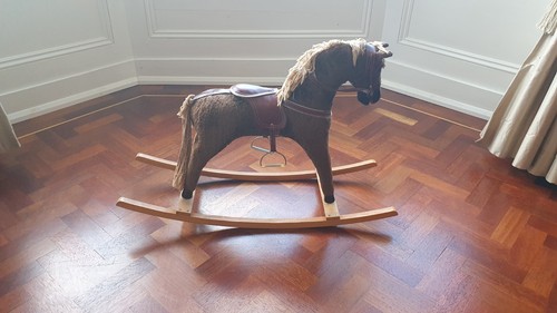 Vintage rocking horse - rocking, handmade