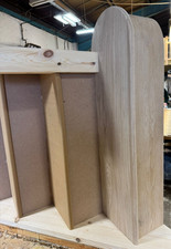 Oak stair tread curtail - stair,