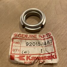 Genuine Kawasaki KX125 KX250 KX500 1985-1987 Steering Nut. 92015-1467 NOS