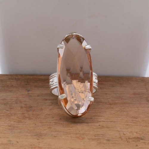 Elegant morganite gemstone 925 - elegant,