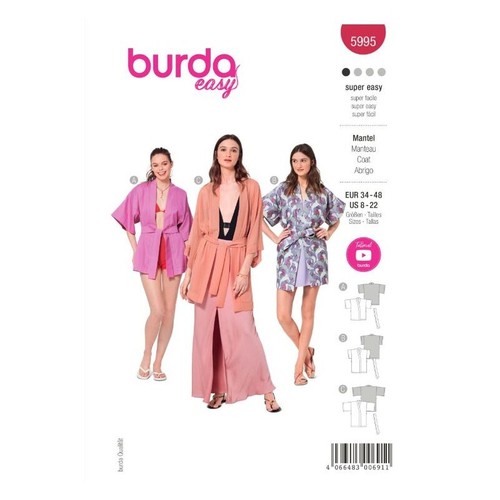 Burda sewing pattern 5995 - burda,