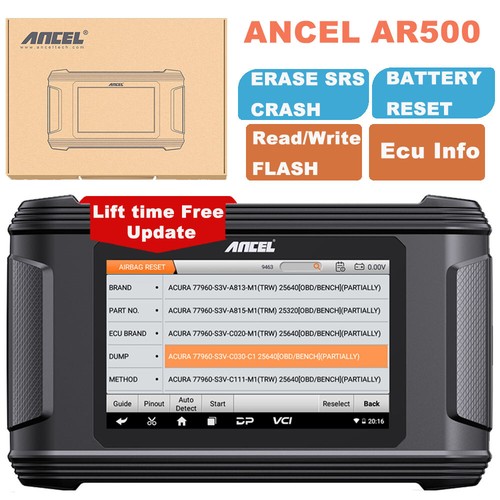 Ancel ar500 car obd2 scanner - ancel,