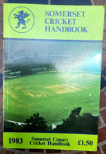 1983 SOMERSET COUNTY CRICKET Handbook, Excellent/Clean!