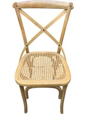 Lloyd Loom Cross Back Wooden