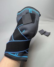 Knee Brace Support Sleeve Adjustable Wrap for Arthritis Acl Mcl Meniscus Tear L