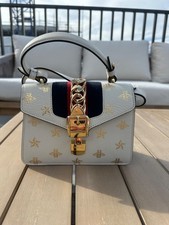 Gucci Mini Sylvie Calfskin Bee Star Bag